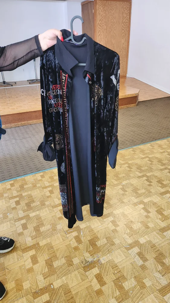 Versace Black Velvet Duster thumbnail
