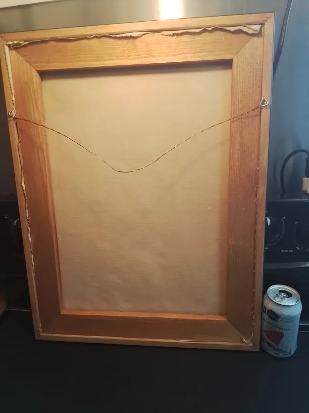 American Acrylic on Canvas Signed Keith Haring image indicator(9)