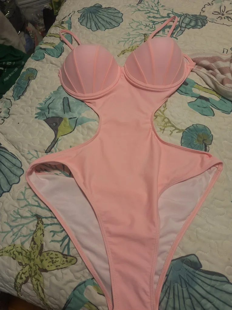 Pink One-Piece Swimsuit thumbnail