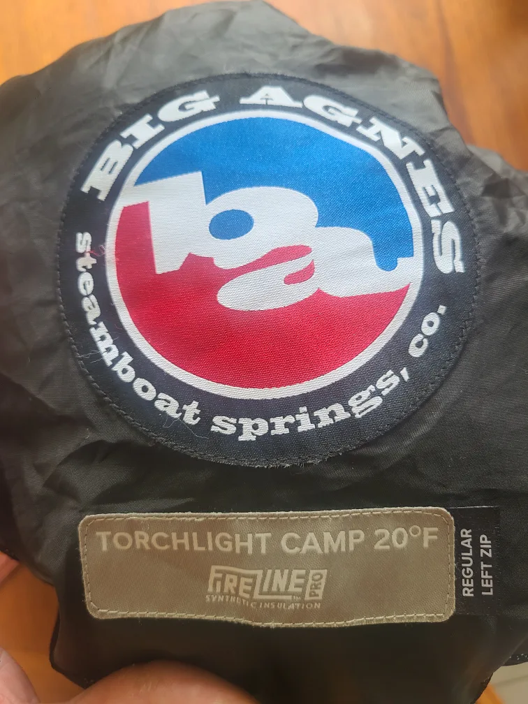 Big Agnes Torchlight 20F / -7C sleeping bag thumbnail