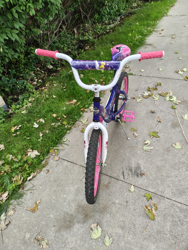 Disney Princess 18-inch Girls' Bike - Purple & Pink - photo 2