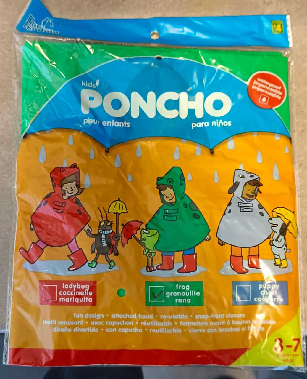 Kids Poncho (Age 3-7) thumbnail