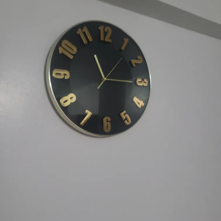 Black & Gold Wall Clock thumbnail