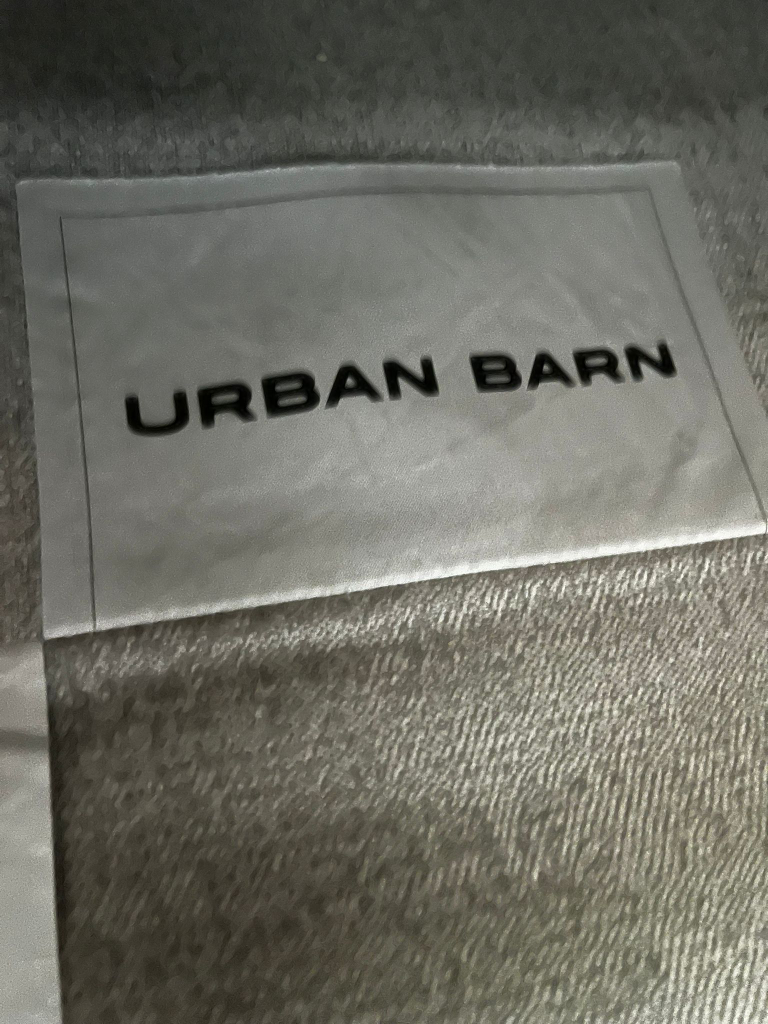 Urban Barn Sectional Sofa - Light Grey - used good condition