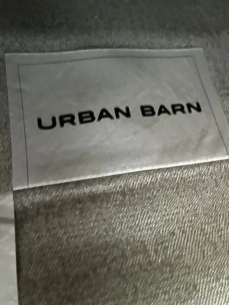 Urban Barn Sectional Sofa - Light Grey - used good condition