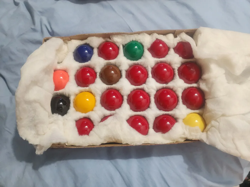 Vintage Vitalite Snooker Balls Set thumbnail