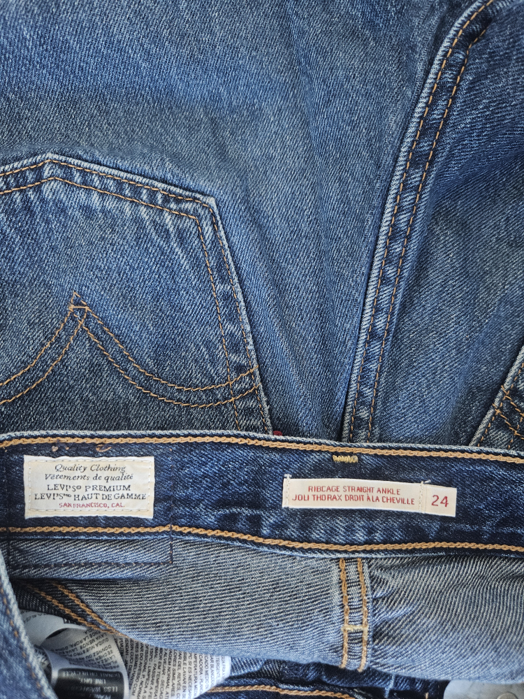 Levi's Ribcage Straight Ankle Jeans - Size 24 - photo 4