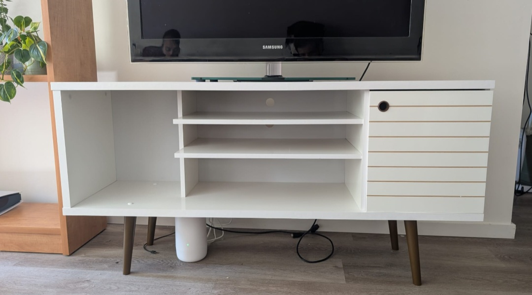 White TV Stand - photo 2