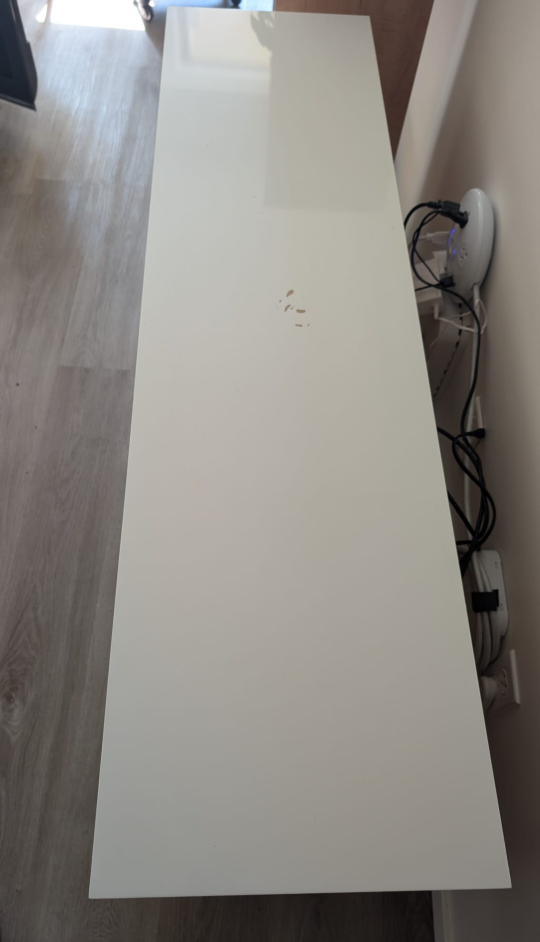 White TV Stand - photo 3