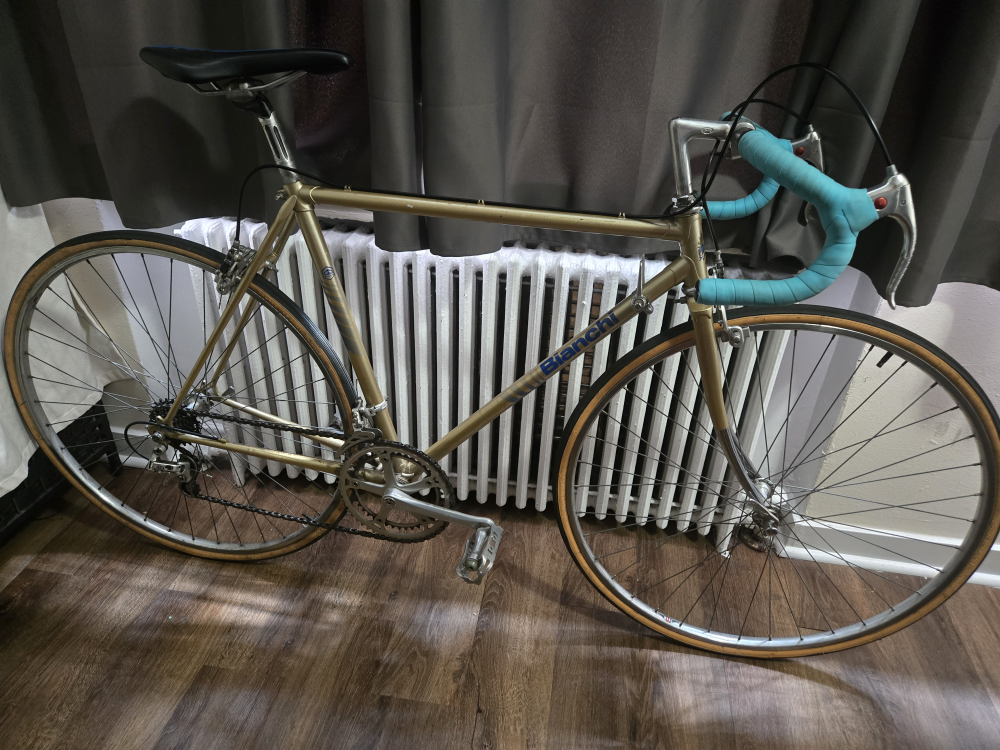 Bianchi Road Bike - Gold