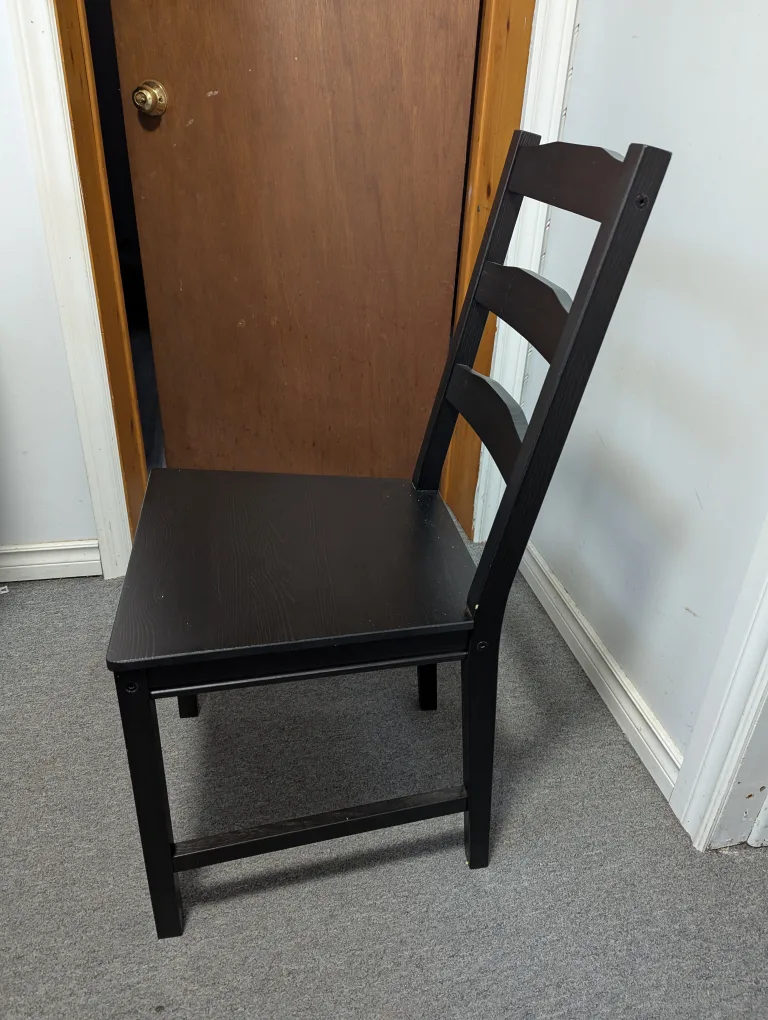 Black Dining Table with 4 Chairs image indicator(4)