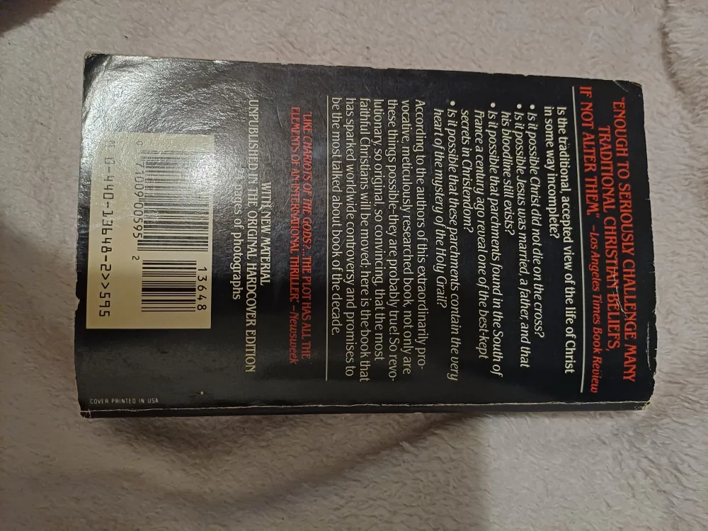 🇨🇦 FREE: Holy Blood, Holy Grail by Michael Baigent #freecycle image indicator(2)