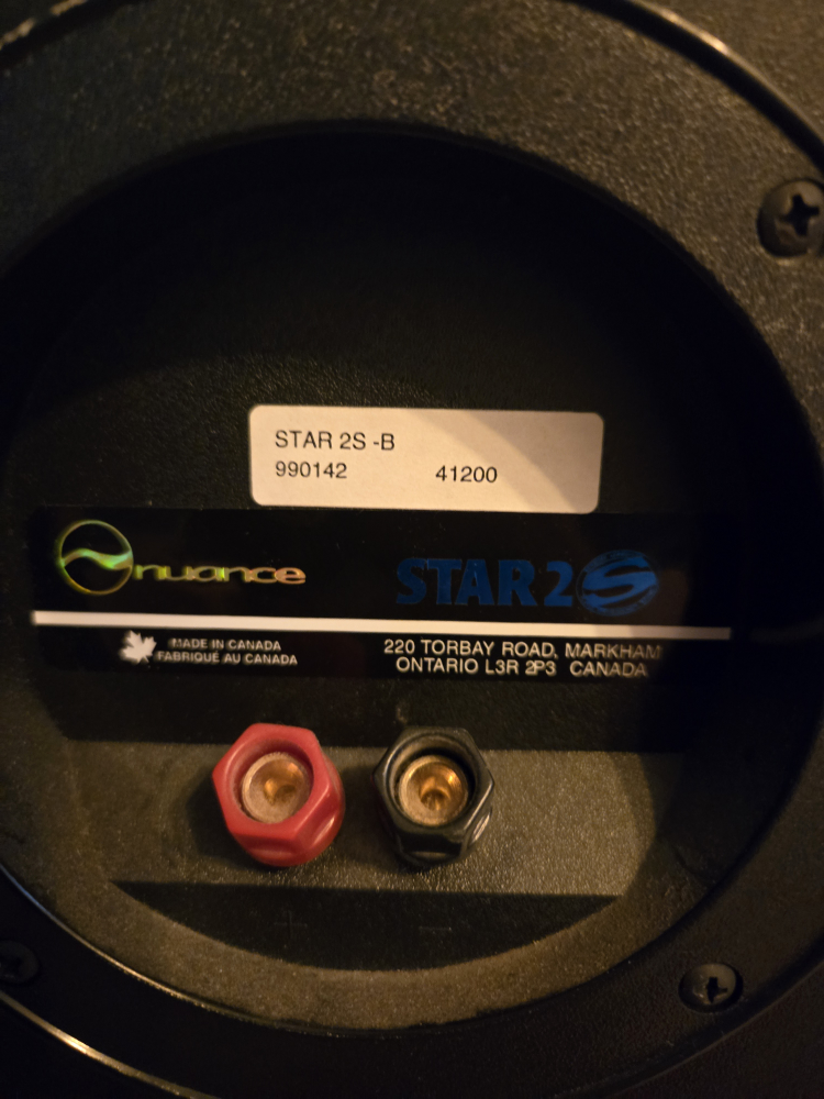 Nuance Star 2S Bookshelf Speakers - Black - photo 4