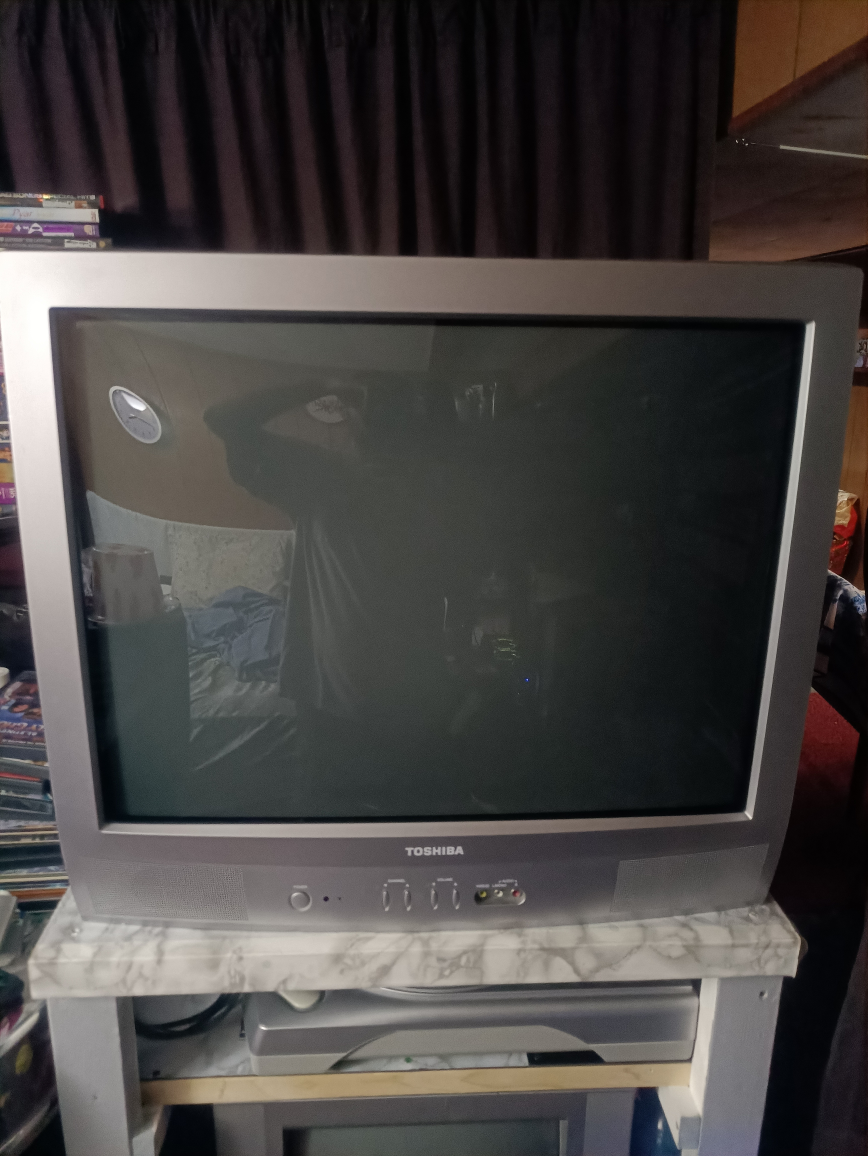 RGB modded toshiba 27a35c with backlit remote