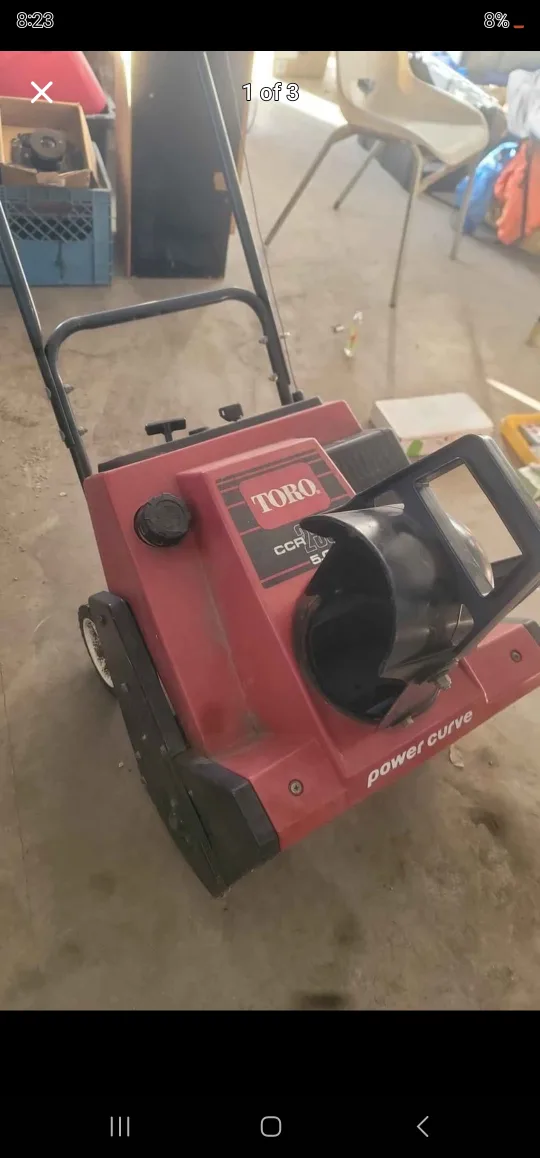 Toro CCR 3650 Power Curve Snowblower thumbnail