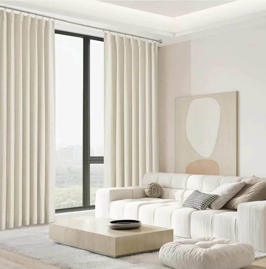 Linen Blend Blackout Curtains thumbnail
