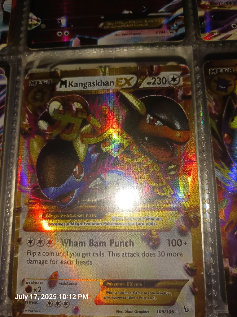 MEGA Kangaskhan EX Pokemon Card thumbnail