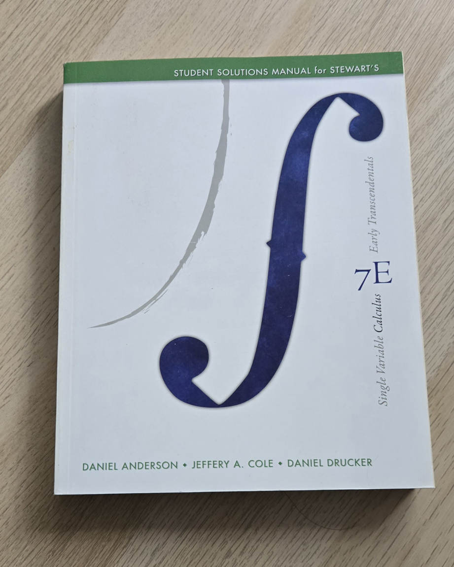 Stewart's Calculus 7E Textbook & Students Solutions Manuals - photo 2