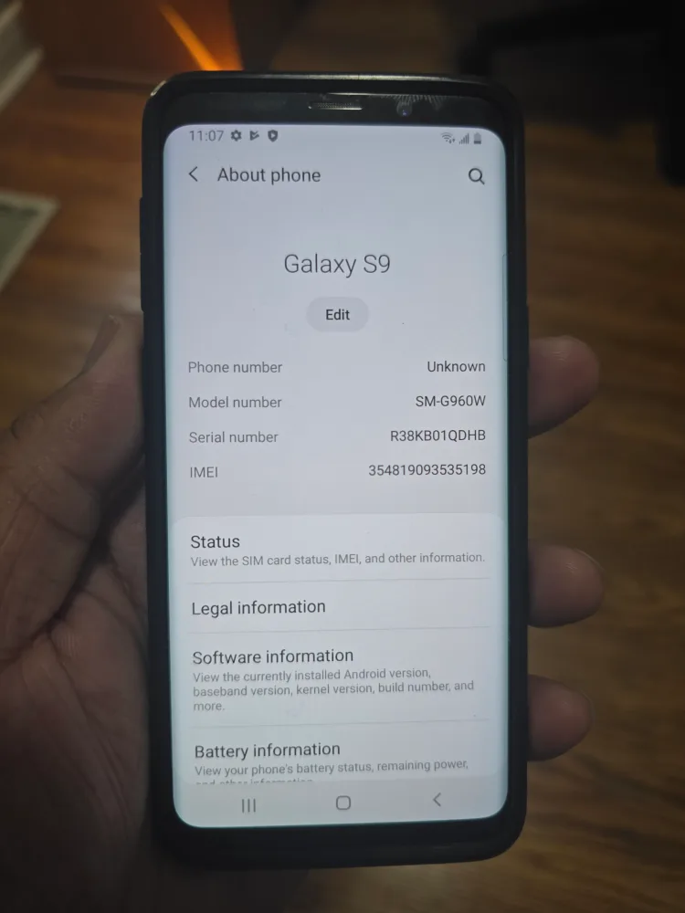 Samsung Galaxy S9 [Read Description] image indicator(3)