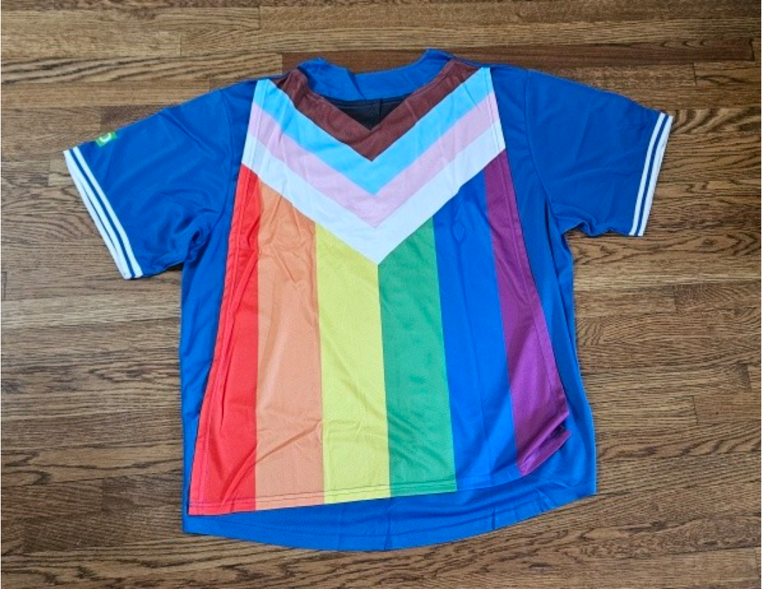 Blue Jays Adult XL Rainbow FlagJersey - photo 3