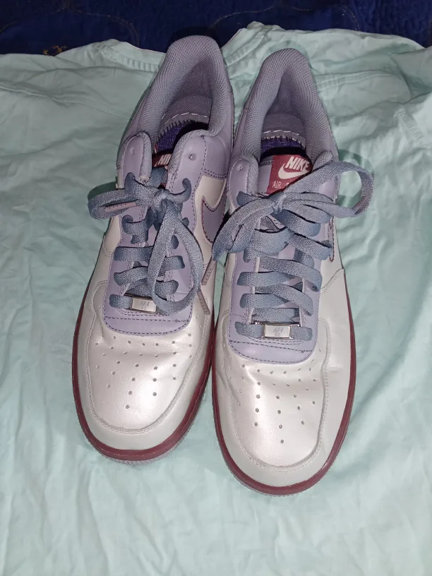Nike Air Force 1 Low Purple/White Sneakers thumbnail