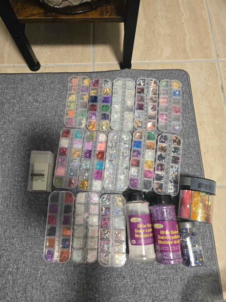 Craft Glitter & Mica Powder Lot thumbnail