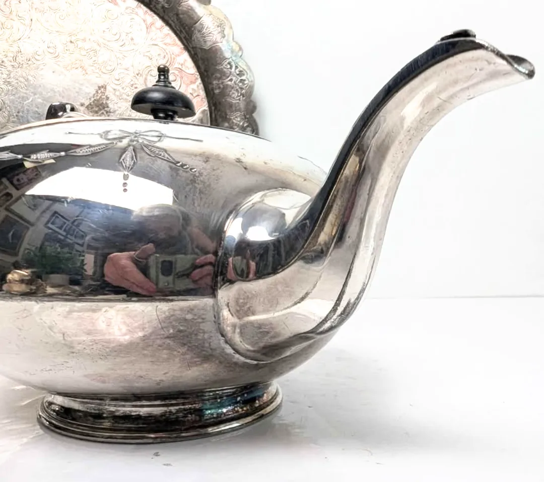 Silver Plated Tea Service Set ~ image indicator(2)