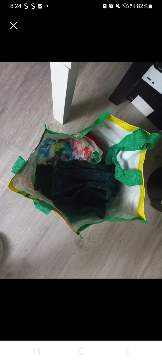 full Bag of assorted clothing thumbnail