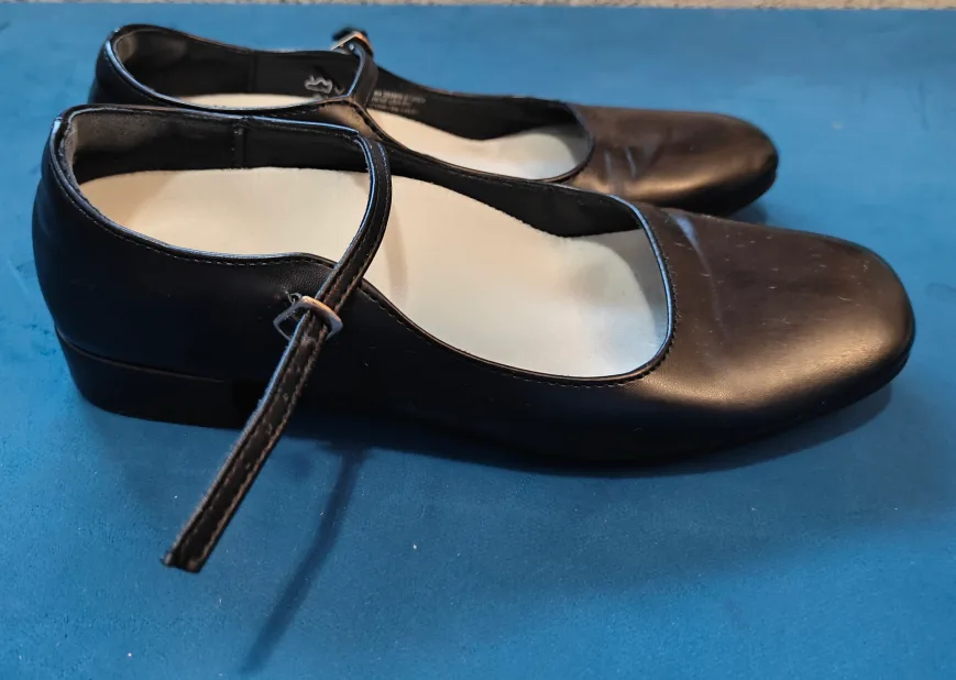 Black Mary Jane Style Shoes 💖🧡 image indicator(3)