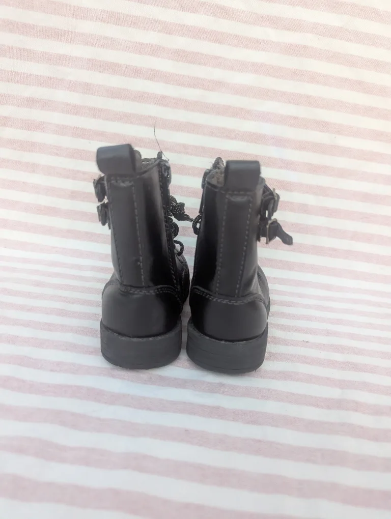 Toddler Combat Boots + Mickey Mouse Yellow Shoes image indicator(4)