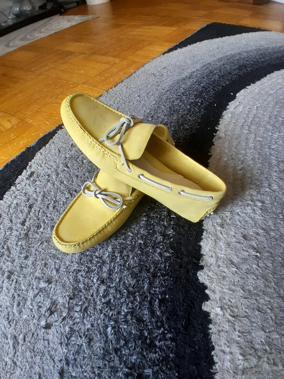 Cole Haan Yellow Leather Loafers Women's Size 7 thumbnail