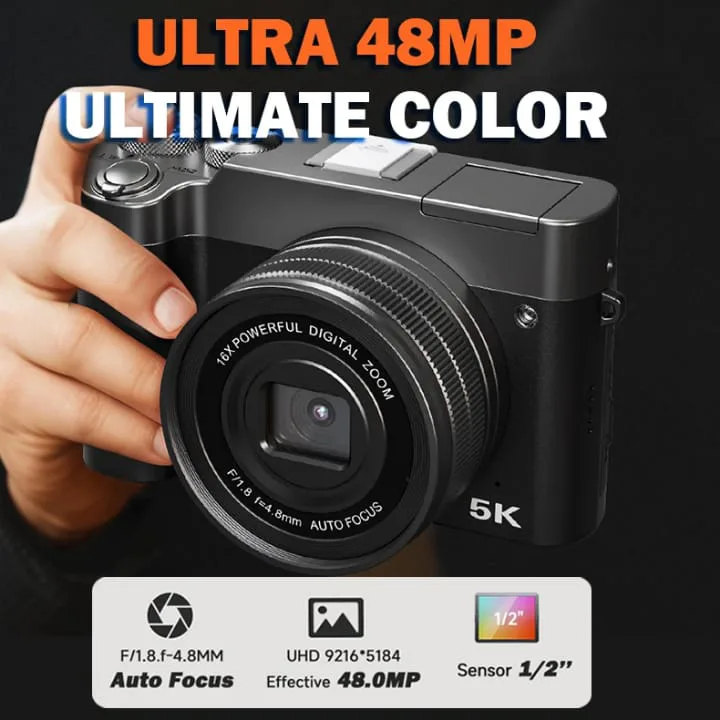 SONIDA DC208N Digital Camera - 48MP, 5K Video thumbnail
