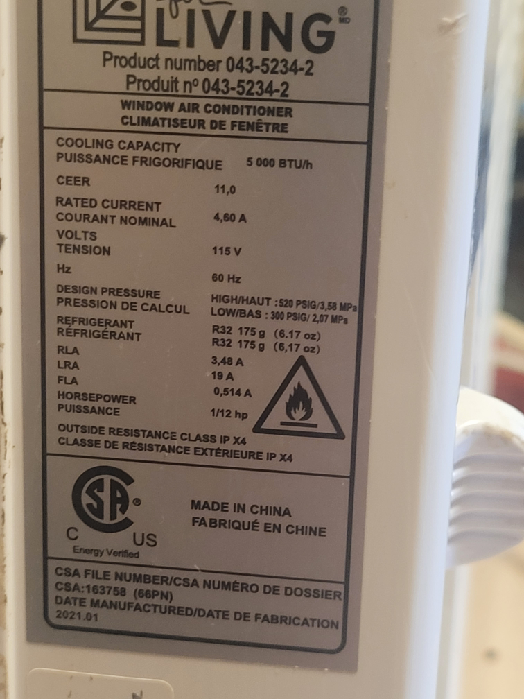 for LIVING Window Air Conditioner - photo 3
