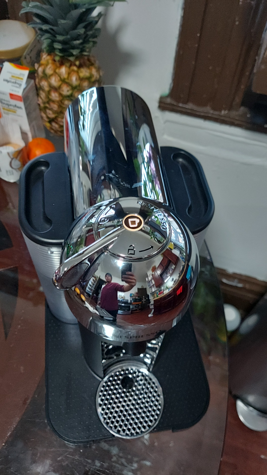 Nespresso VertuoLine Machine + Stainless Steel Coffee Pods