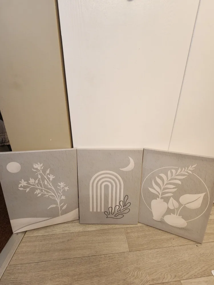 Set of 3 Neutral Wall Art Prints image indicator(2)