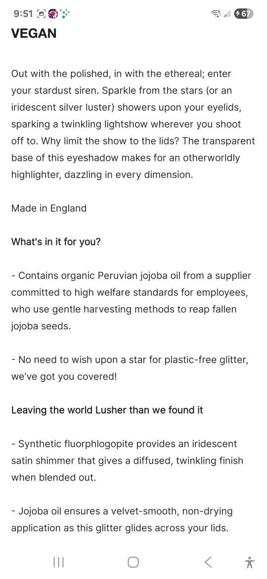 Lush New Moon Glitter Crumble Eyeshadow - 4g image indicator(2)