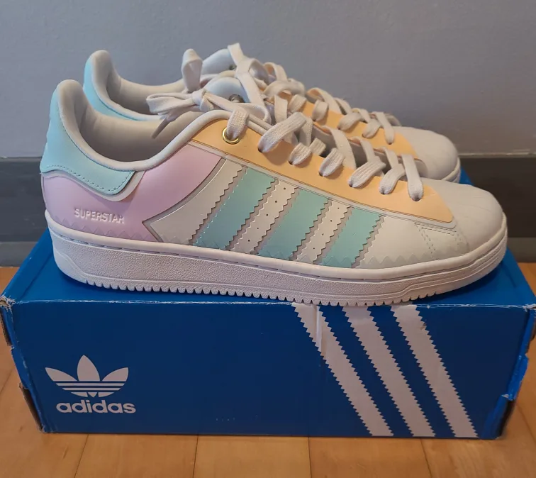 Adidas Superstar Women's Shoes - Pastel - Size 9 thumbnail