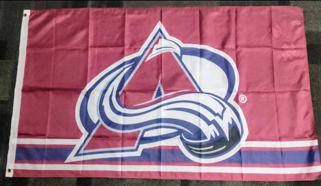 COLORADO AVALANCHE 3'X5' FLAG/BANNER thumbnail