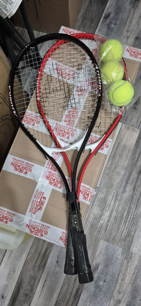 Atomica Tennis Racquet Set - 2 Racquets + 3 Balls - photo 2