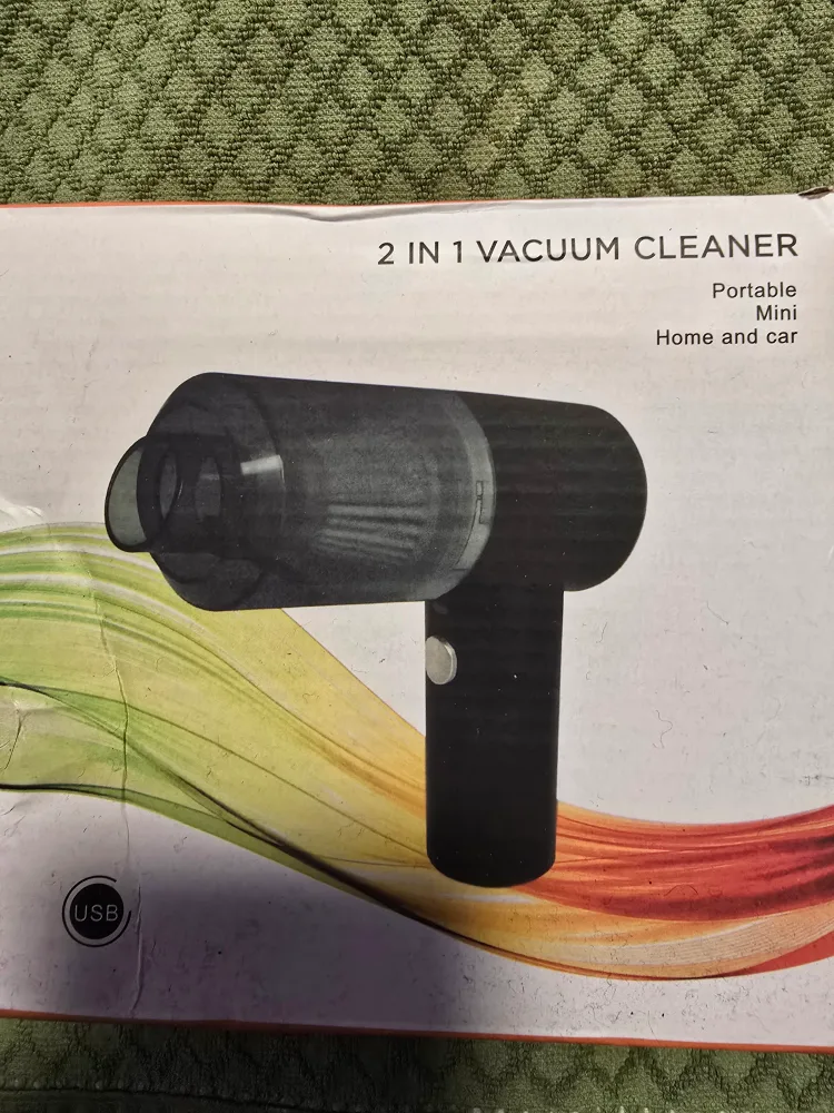 2 in 1 Vacuum Cleaner - Portable & Mini thumbnail