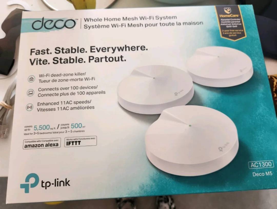 TP-Link Deco M5 Whole Home Mesh Wi-Fi System thumbnail