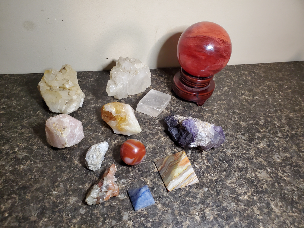 Assorted Crystals and Mineral Collection