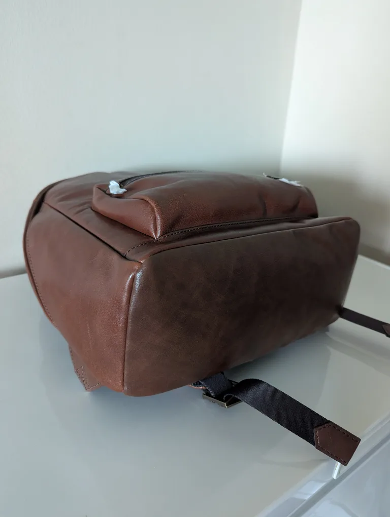 Fossil Brown Leather Backpack - New with Tags image indicator(6)