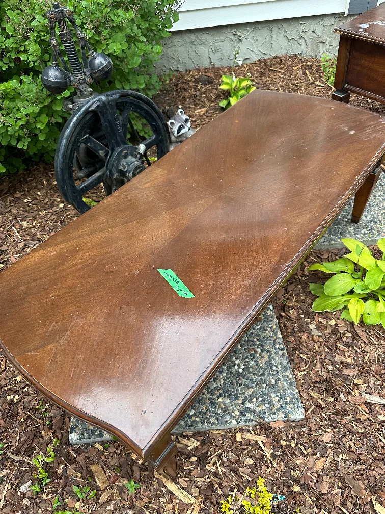 Vintage Brown Wood Coffee & End Tables image indicator(3)