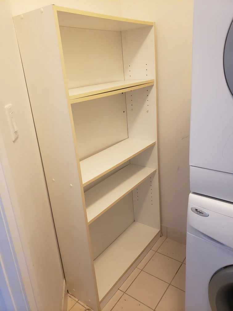 White Bookshelf