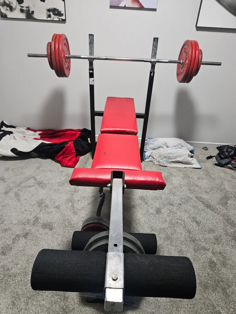 Weight Bench with Weights thumbnail
