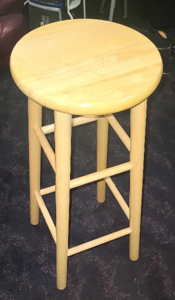 Wooden Bar Stool image indicator(2)