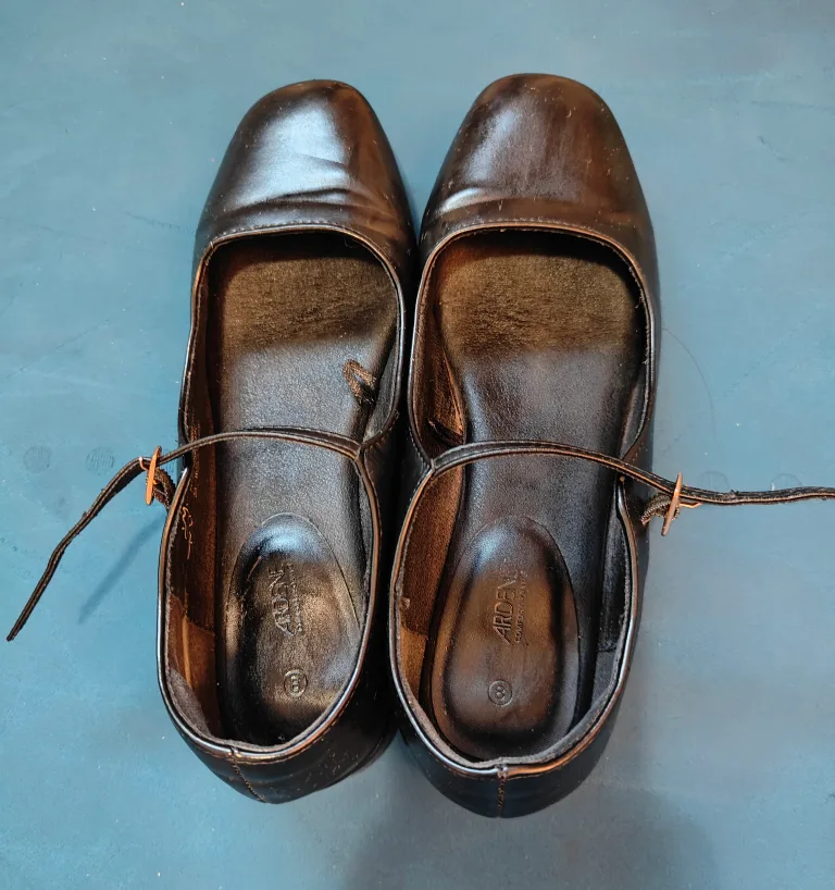 Black Mary Jane Style Shoes 💖🧡 image indicator(7)