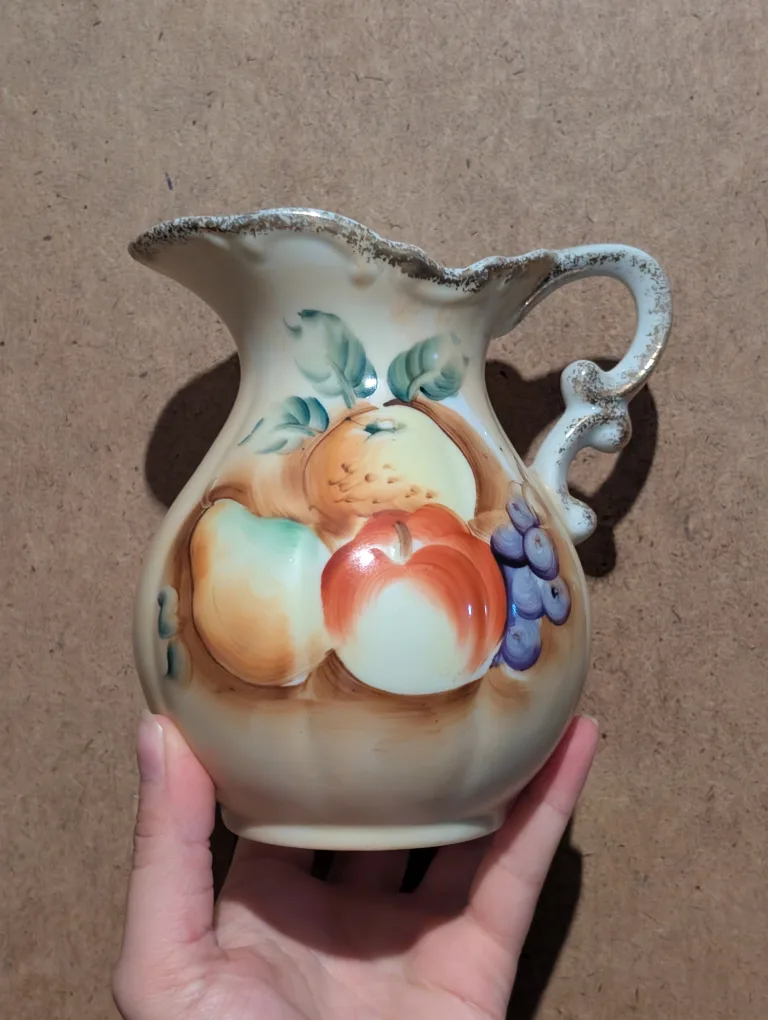 Vintage Japan Fruit Pitcher & Bowl Set thumbnail