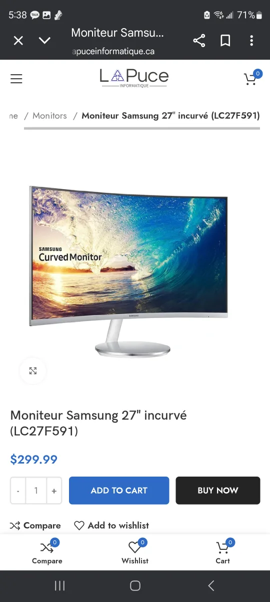 Samsung 27" Curved Monitor LC27F591 image indicator(5)